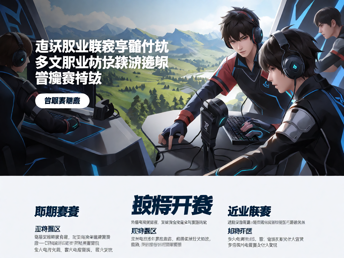 电竞职业联赛常规赛精彩对抗画面